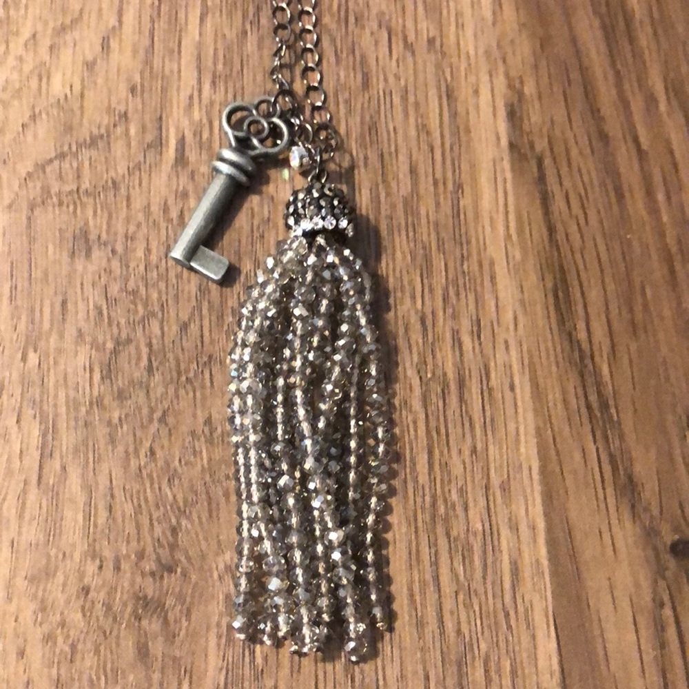 Dark Stainless key necklace